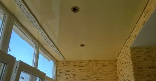 Натяжной потолок на балкон Киржач, цена 6114 руб.