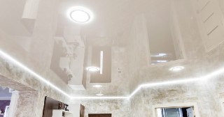 Натяжной ПВХ потолок Киржач, цена от 2079 руб.